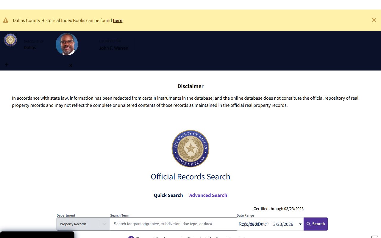 Dallas Texas background check records