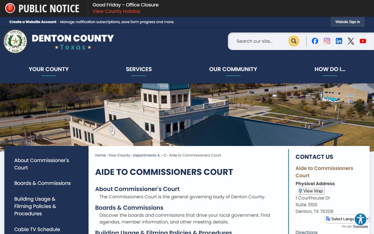 Denton County Sheriff's Office for inmate search and background check records in Denton