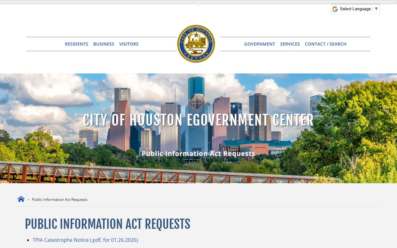 Houston Texas background check records